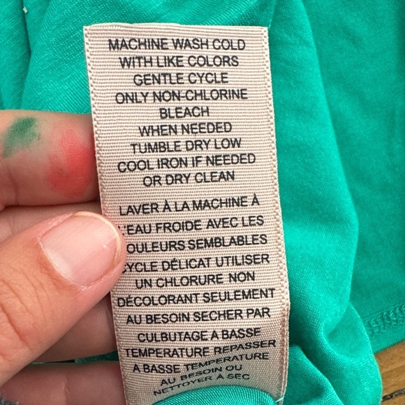 Philosophy Vibrant Green Women's Blouse - Picture 8 of 10